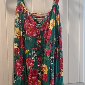 Floral Button-Down Dress